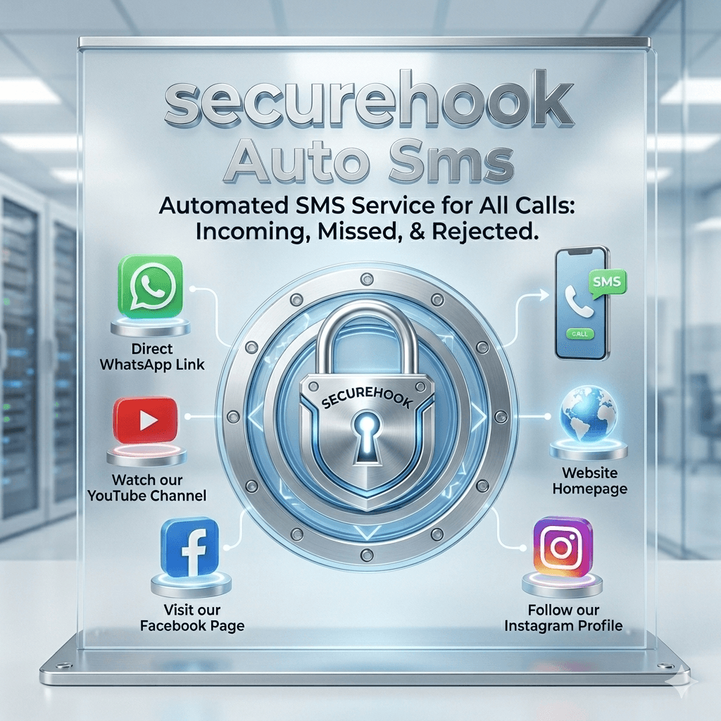 Securehook Auto SMS banner